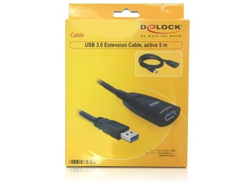 Delock extension cable USB 3.0, active 5 m USB kabelis