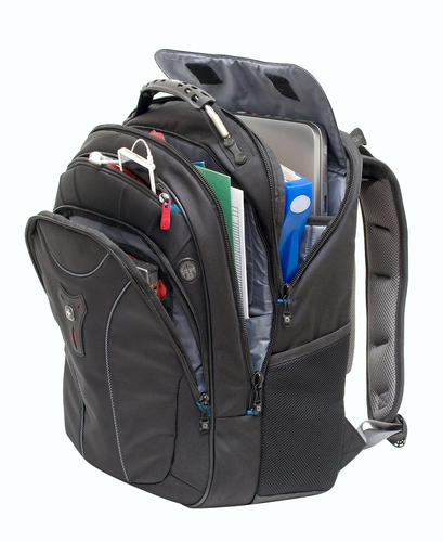 Wenger Carbon 15"/17" Backpack Black portatīvo datoru soma, apvalks