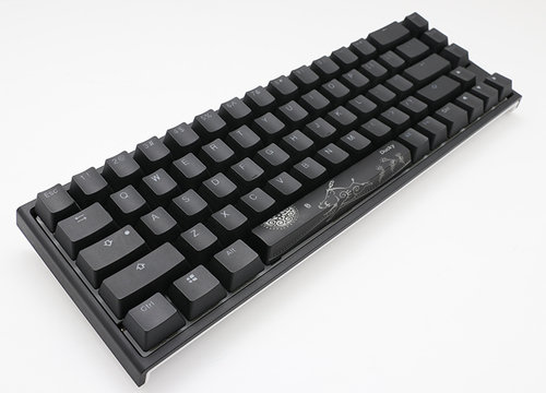 Ducky ONE 2 SF Gaming Tastatur, MX-Speed-Silver, RGB LED - schwarz klaviatūra