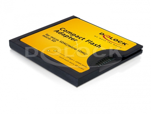 Delock Compact Flash Adapter MicSD karšu lasītājs