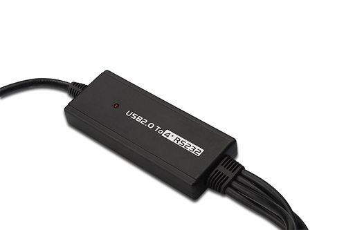 DIGITUS USB 2.0 to 4xRS232 Cable USB kabelis