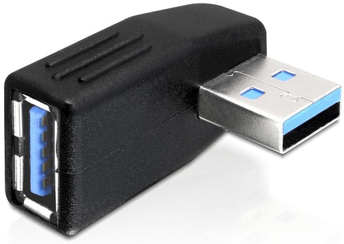 Delock Adapter USB 3.0 male-female angled 270° USB kabelis