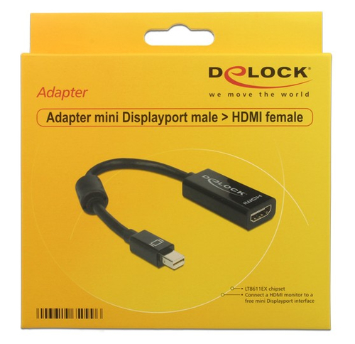 Delock adapter Displayport mini(M) -> HDMI(F) 18cm