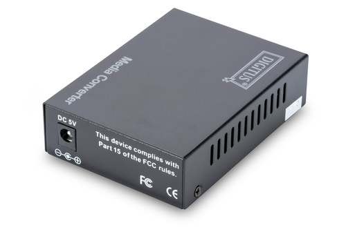 DIGITUS Professional Fast Ethernet Media Converter, RJ45 / ST datortīklu aksesuārs