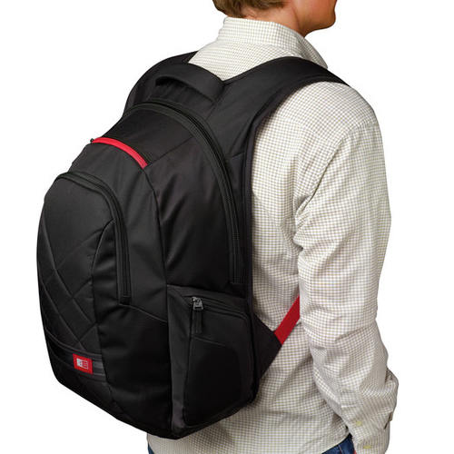 Case Logic DLBP116K Fits up to size 16 ", Black, Backpack portatīvo datoru soma, apvalks