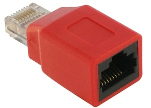 Delock RJ45 Crossover Adapter male - female