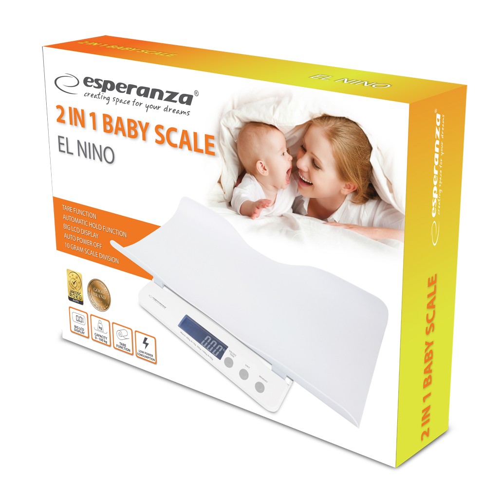 Weighing scale for children Esperanza EBS017 (Electronic; white color) Svari