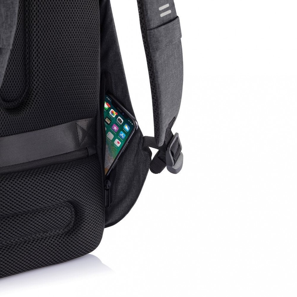 Backpack XD DESIGN BOBBY HERO REGULAR BLAC portatīvo datoru soma, apvalks