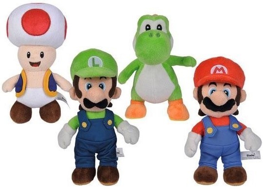 Plush toy Super Mario 4 patterns 109231009 (4006592068950)