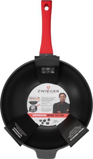 Patelnia Zwieger wok Greblonowa 32cm Pannas un katli