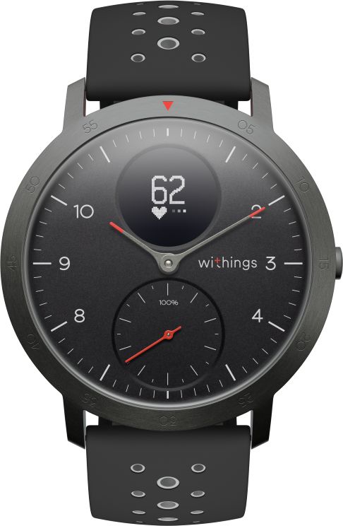 Smartwatch Withings Steel HR Sport Czarny  (IZWWISBK) IZWWISBK Viedais pulkstenis, smartwatch