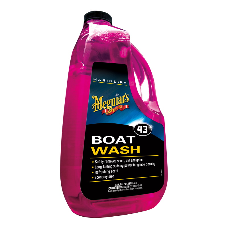 Meguiars M4364 Jūras / RV laivu mazgāšana droši noņem netīrumus un tauku traipus ar spīdīgu un atsvaidzinošu aromātu (1.89l) (USA) auto kopšanai