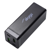 Akyga AK-CH-17 mobile device charger Black Indoor iekārtas lādētājs