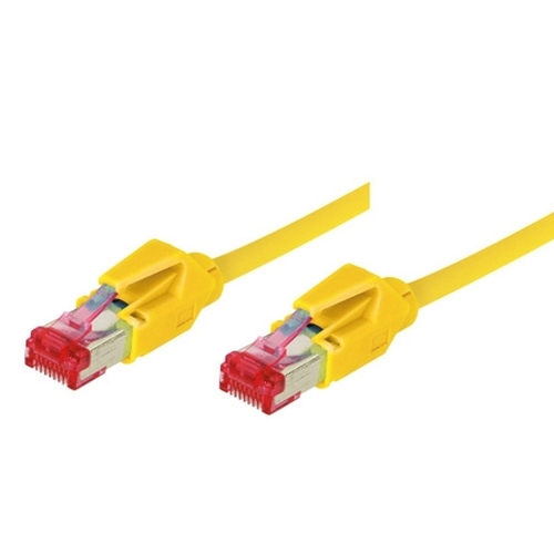 InLine Patchcord InLine Registered  plaski, U / FTP, kat. 6A, zolty, 3m tīkla kabelis