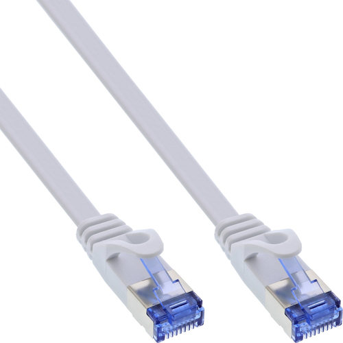 InLine Patchcord InLine Registered  plaski, U / FTP, kat. 6A, bialy, 3m tīkla kabelis