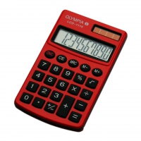 Olympia Taschenrechner LCD-1110 rot kalkulators