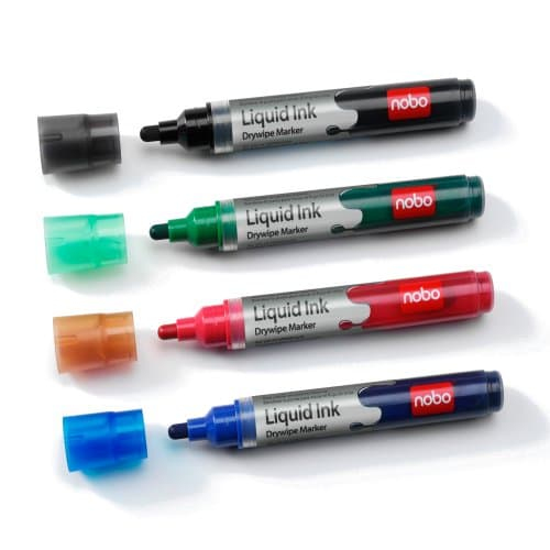 NOBO Markers Liquid Ink, mix colours, 6 pcs. aksesuārs portatīvajiem datoriem