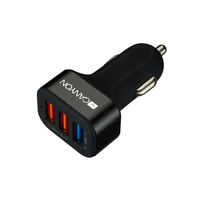 CANYON Universal 3xUSB car adapter(1 USB with Quick Charger QC3.0), Input 12-24V, Output USB/5V-2.1A+QC3.0/5V-2.4A&9V-2A&12V-1.5A, with Smar iekārtas lādētājs