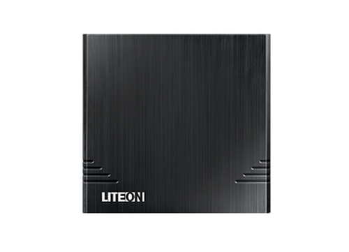 LiteOn External DRW eBAU108, USB, Super-Slim, ultra-light, Black diskdzinis, optiskā iekārta