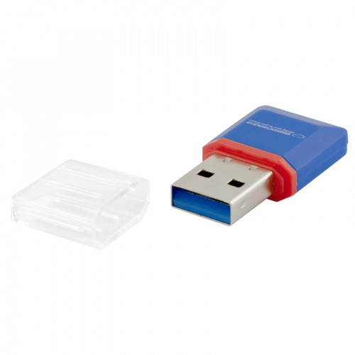 ESPERANZA MicroSD Card Reader EA134B | Blue| USB 2.0 | (MicroSD Pen Drive) karšu lasītājs