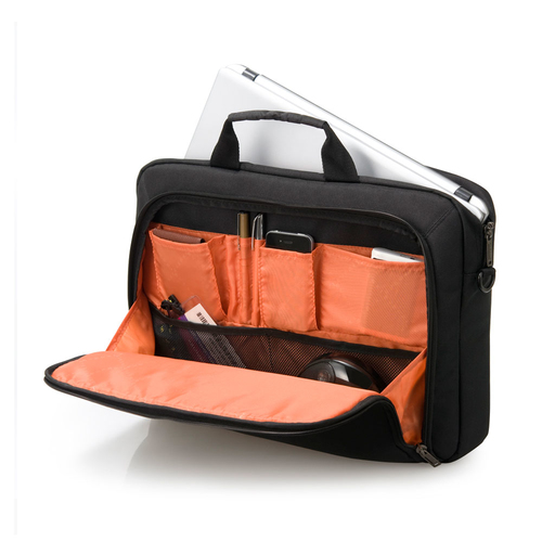 Everki Advance Laptoptasche 35,81 cm (14.1"), laptopa bag black/orange portatīvo datoru soma, apvalks