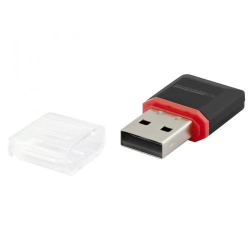 Esperanza MicroSD Card Reader EA134K | Black| USB 2.0 | (MicroSD Pen Drive) karšu lasītājs