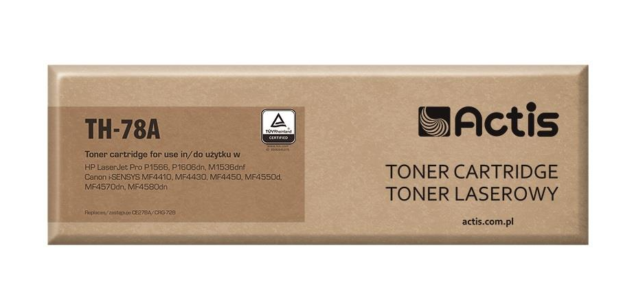 Actis TH-78A black toner for drukarki laserowej HP (zamiennik 78A CE278A) Standard toneris