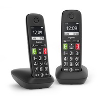 Gigaset E290 Duo black L36852-H2901-B101 telefons
