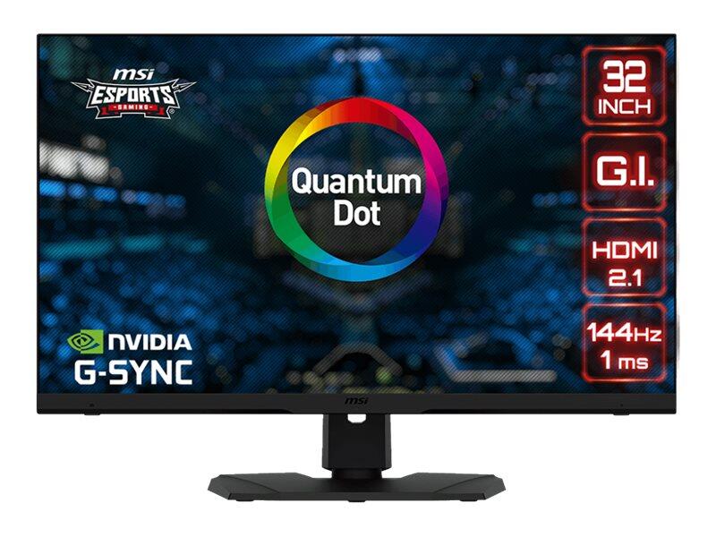 MSI Optix MPG321URDE-QD Gaming-Monitor 81,28 cm (32 Zoll) (UHD, IPS, HDMI, DisplayPort, 144Hz, 1ms, G-Sync) monitors