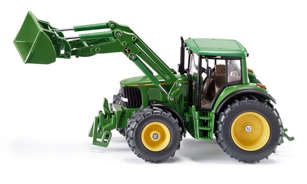 Tractor JDeere with front loader Rotaļu auto un modeļi