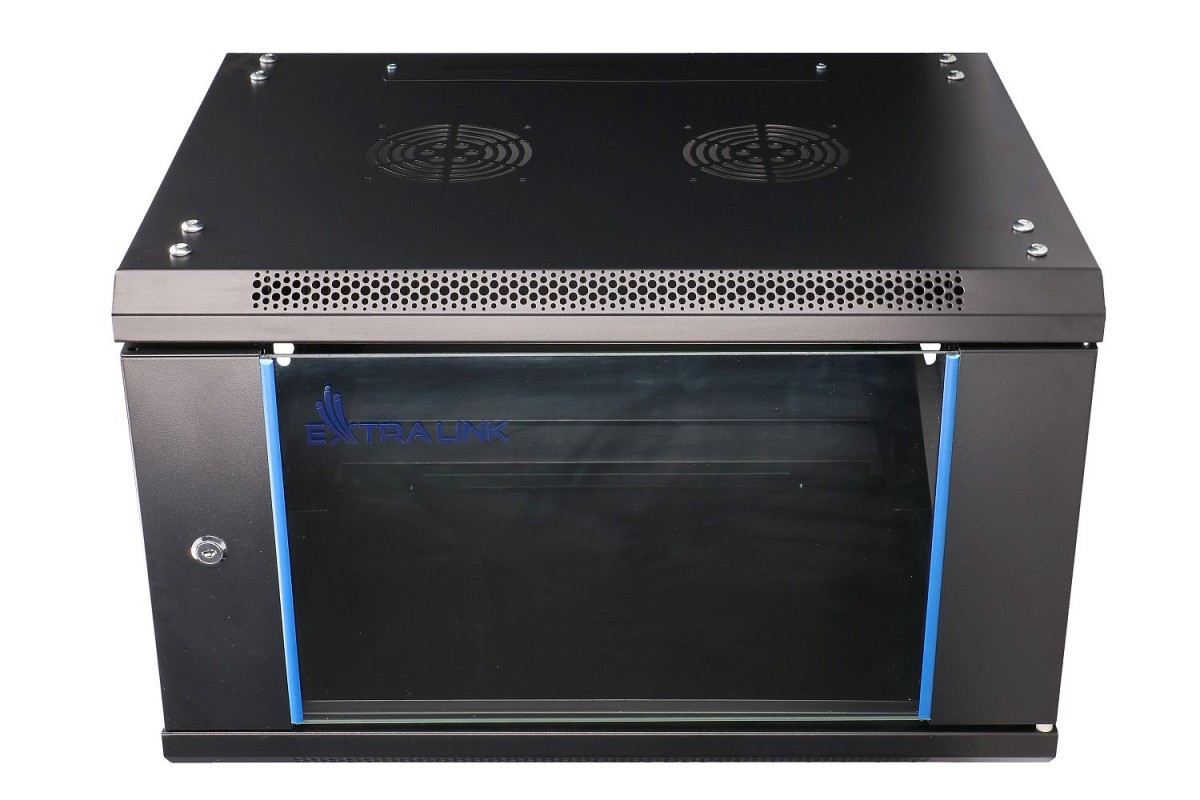 EXTRALINK 6U 600mm rack cabinet black Serveru aksesuāri