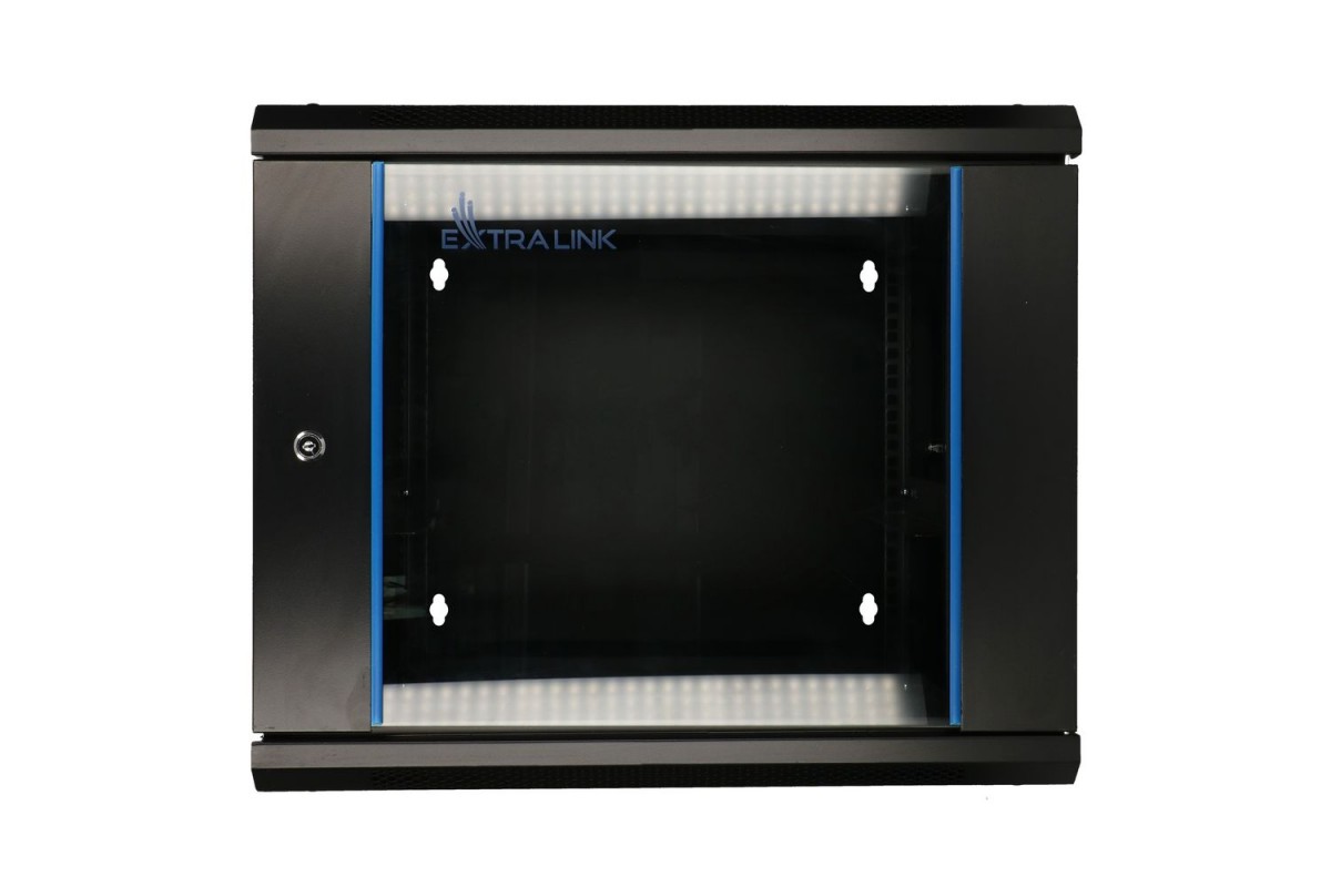 EXTRALINK 9U 600mm rack cabinet black Serveru aksesuāri