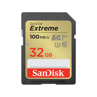 SanDisk Extreme 32GB Memory Card up to 100MB/s, UHS-I, Class 10, U3, V30, EAN: 619659188924 atmiņas karte