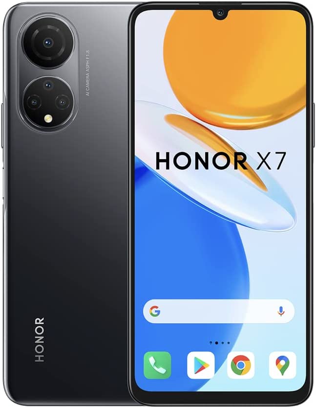 Huawei Honor X7 Dual 4+128GB midnight black (CMA-LX1) 6936520805808 CMA-LX1 (6936520805808) Mobilais Telefons