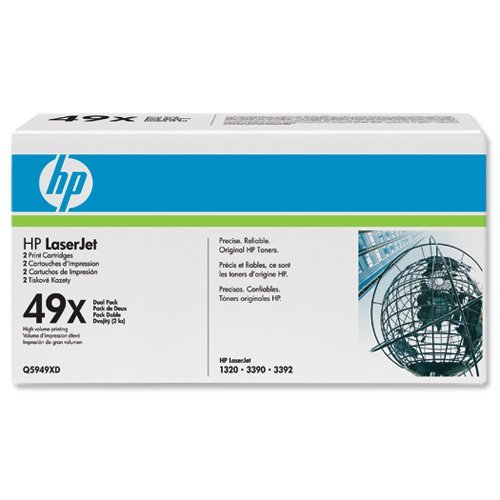 HP 49X Black Doublepack toneris