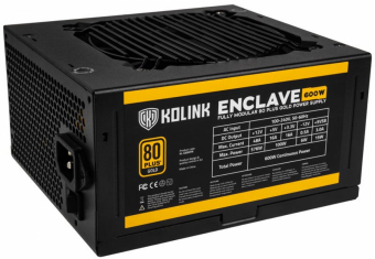 Kolink Enclave 80 PLUS Gold Netzteil, modular - 600 Watt Barošanas bloks, PSU