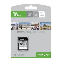 PNY Elite - Flash-Speicherkarte - 16 GB - SDHC UHS-I 751492625546 atmiņas karte