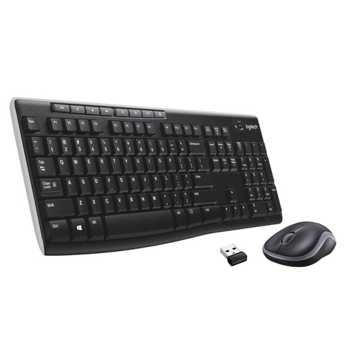 Logitech MK270 combo, US Wireless, Black klaviatūra