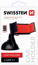 Swissten S-GRIP S1 Premium Universāls Turētājs logam ar 360 Rotāciju Ierīcēm Ar 3.5'- 6.0' Collām Melns Mobilo telefonu turētāji