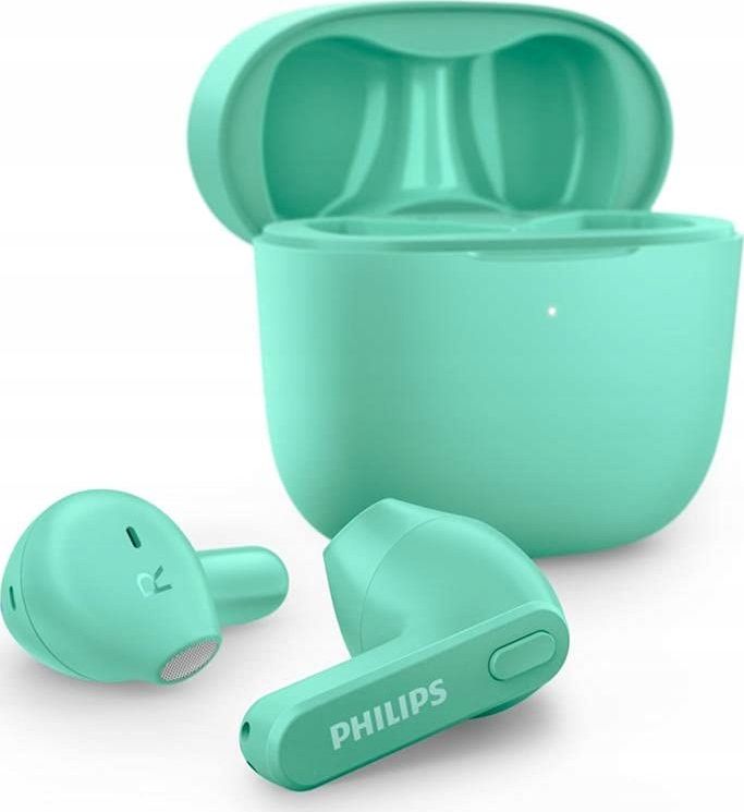 Philips in-ear true bezvadu austiņas ar portatīvo uzlādes ietvaru, zaļas TAT2236GR/00