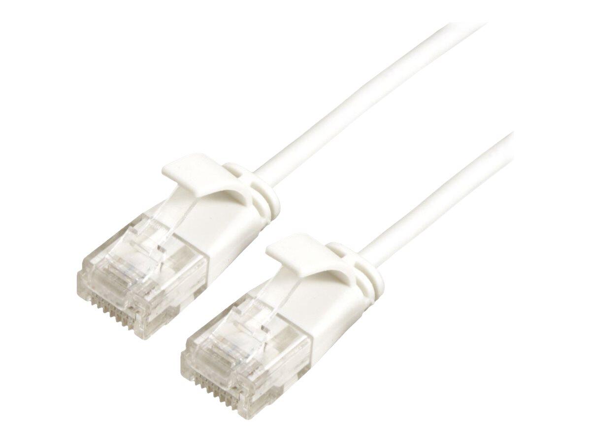 Roline Patch-Kabel RJ-45 (M) zu RJ-45 (M) 30 cm UTP CAT 6a weis (21.15.0979) 21.15.0979 (7630049614819) tīkla kabelis