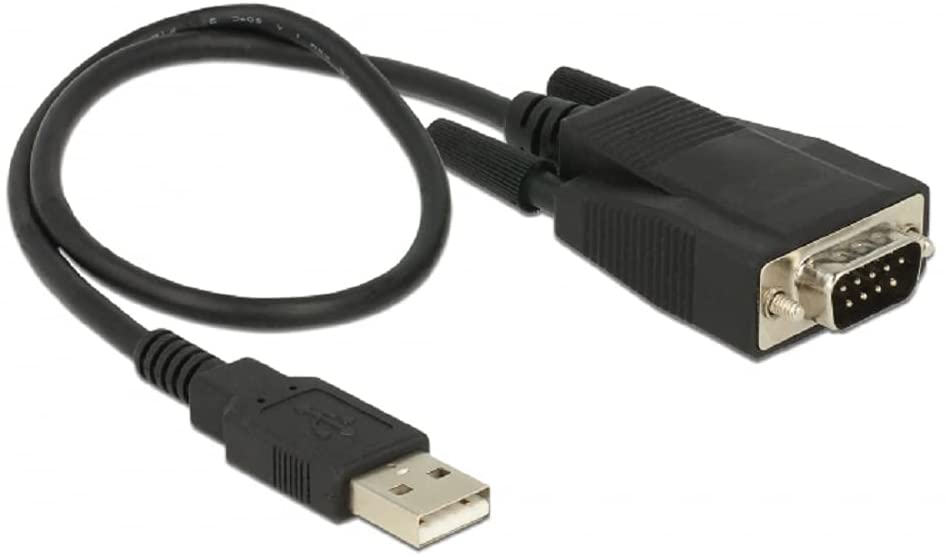 DELOCK Adapter USB Type-A -> Seriell RS232 DB9-St ESD  35cm kabelis, vads