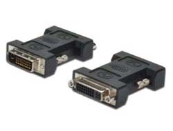 ASSMANN DVI-D DualLink Adapter DVI-D (24+1) M (plug)/DVI-I (24+5) F (jack) black karte