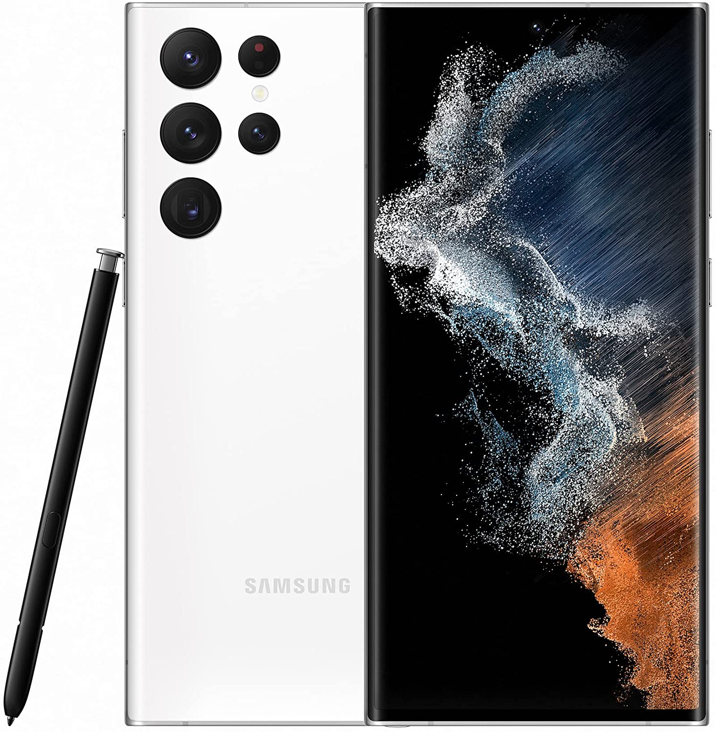 Samsung Galaxy S22 Ultra S908B 5G 12GB/512GB, White Mobilais Telefons