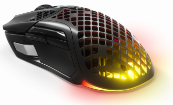 SteelSeries Gaming Mouse Aerox 5 Wireless (2022 Edition), Optical, Onyx, Wireless Datora pele