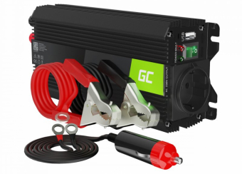 Green Cell PRO 24V na 230V 500W/1000W Modyfikowana sinusoida Gludeklis