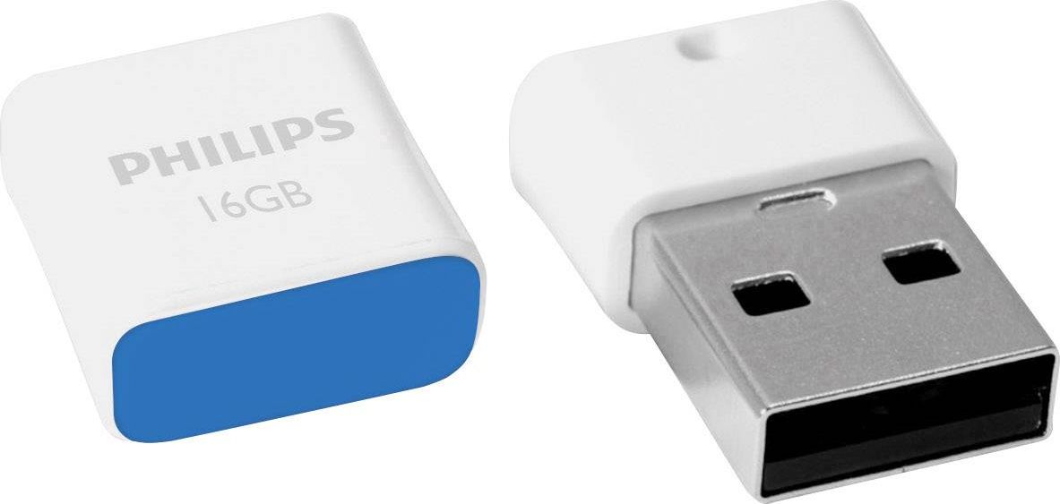 Philips USB 2.0             16GB Pico Edition Blue USB Flash atmiņa