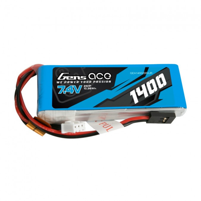 1400mAh 7.4V Transmitter Pack Gens Ace - JR Baterija