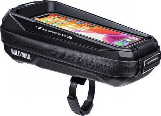 WildMan bicycle holder MS33 frame bag / case black Mobilo telefonu turētāji