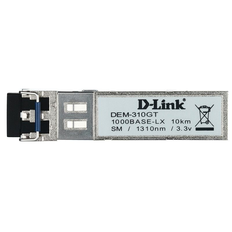 D-Link 1-Port MiniGBIC to 1000BaseLX Transceiver komutators